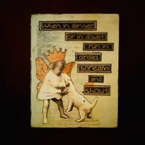 Multimedia wall hanging